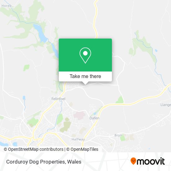 Corduroy Dog Properties map