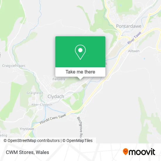 CWM Stores map