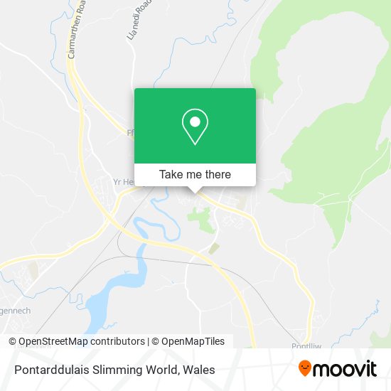 Pontarddulais Slimming World map