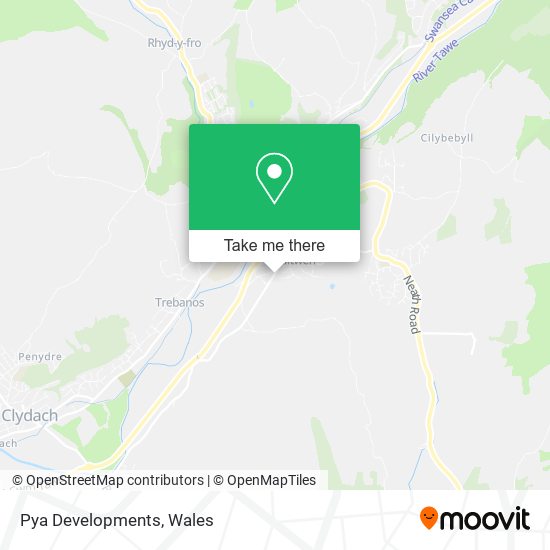 Pya Developments map