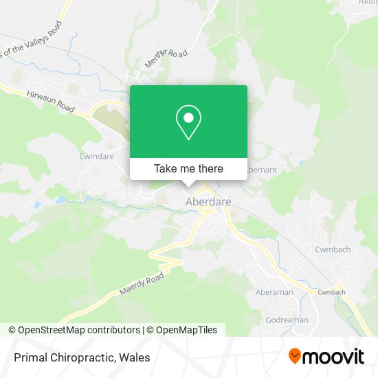 Primal Chiropractic map