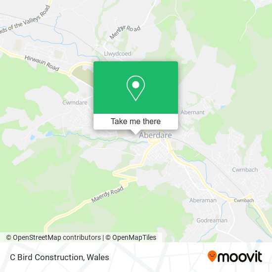 C Bird Construction map