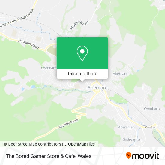 The Bored Gamer Store & Cafe map