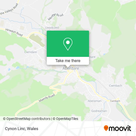 Cynon Linc map