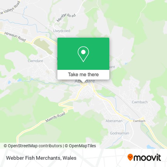 Webber Fish Merchants map