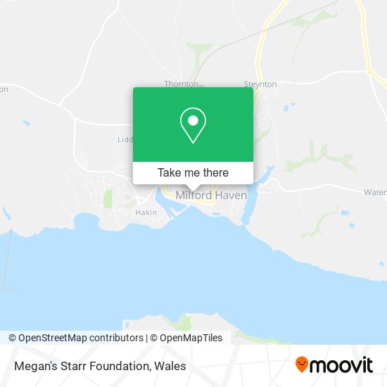 Megan's Starr Foundation map