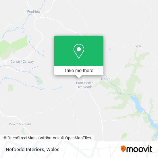 Nefoedd Interiors map