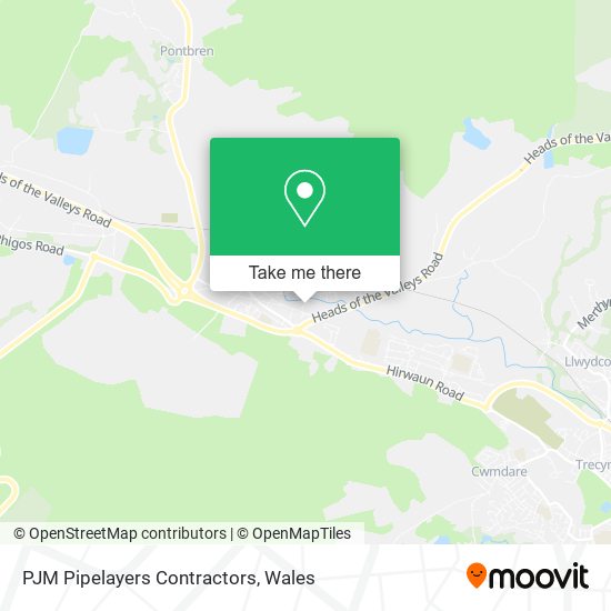 PJM Pipelayers Contractors map