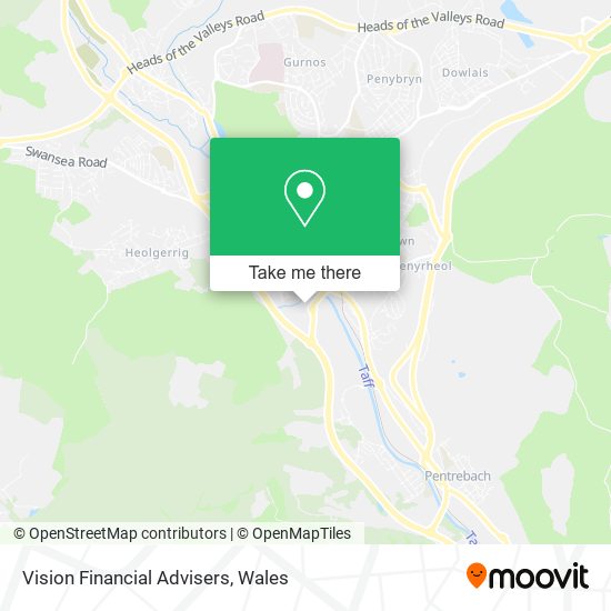 Vision Financial Advisers map