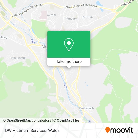 DW Platinum Services map