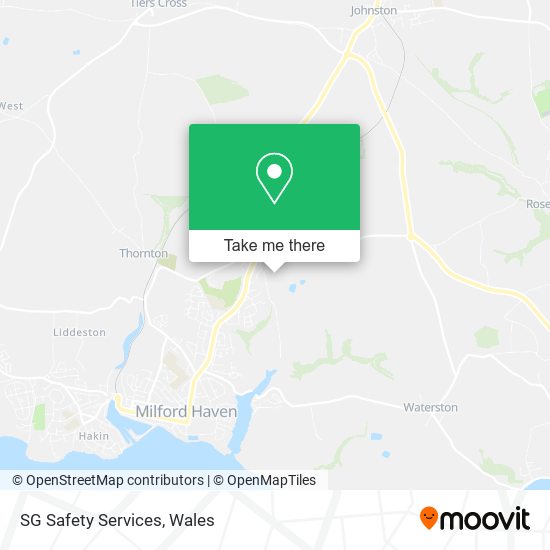 SG Safety Services map