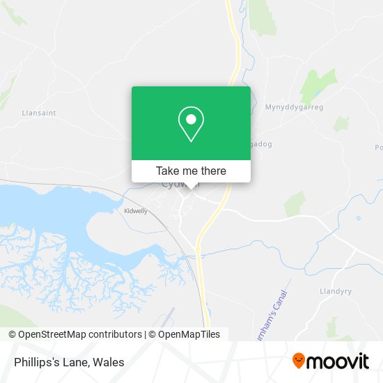 Phillips's Lane map