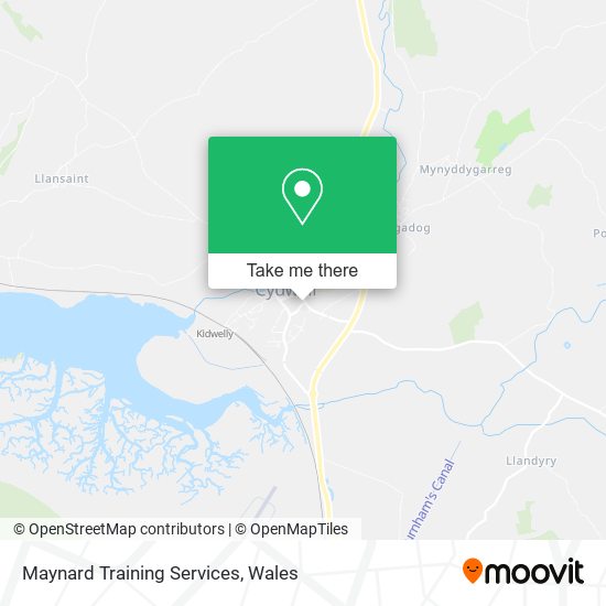 Maynard Training Services map