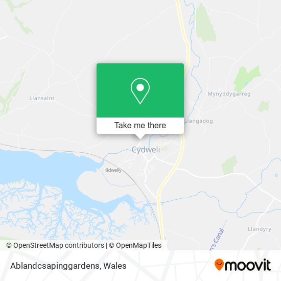 Ablandcsapinggardens map