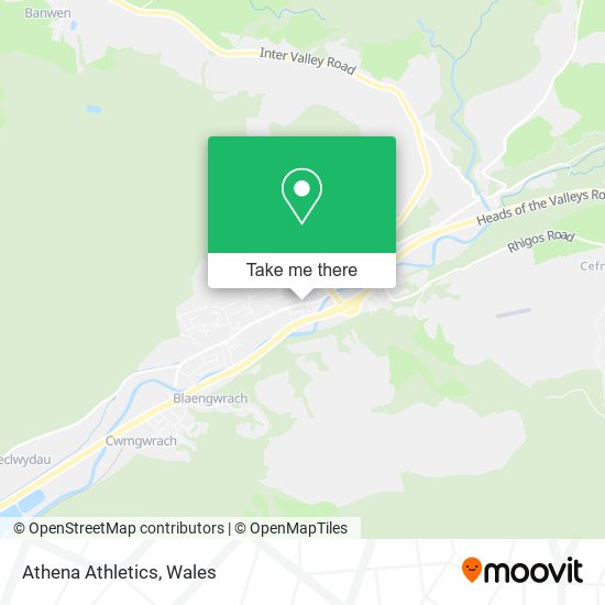 Athena Athletics map