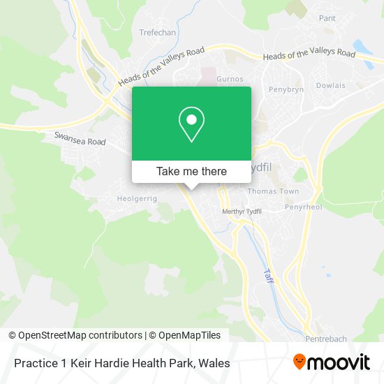 Practice 1 Keir Hardie Health Park map
