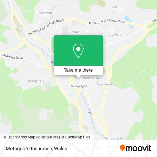Motaquote Insurance map