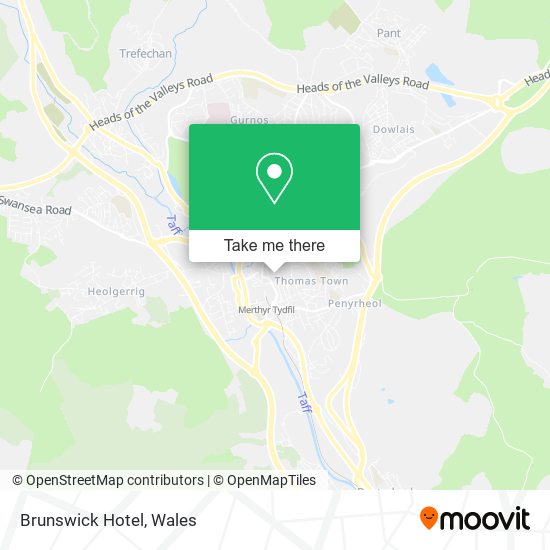 Brunswick Hotel map
