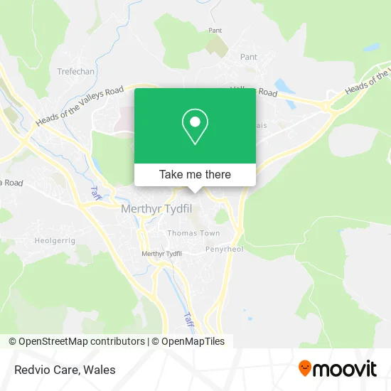 Redvio Care map
