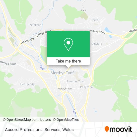 Accord Professional Services map