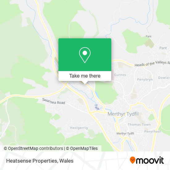 Heatsense Properties map