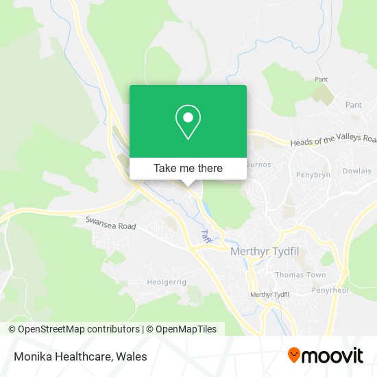 Monika Healthcare map