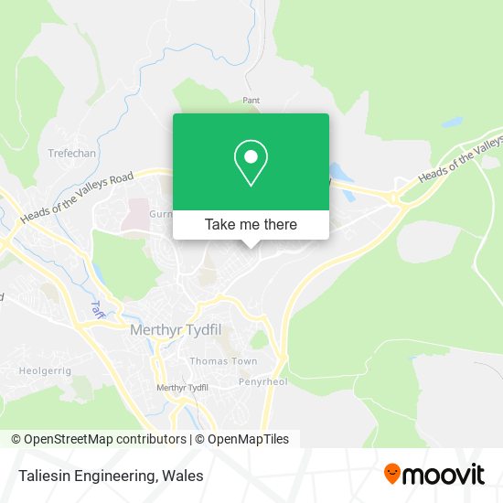 Taliesin Engineering map