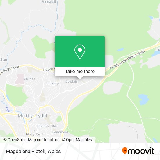 Magdalena Piatek map