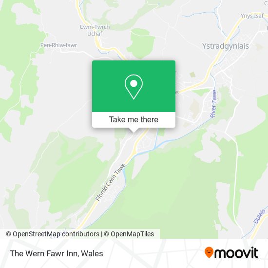 The Wern Fawr Inn map
