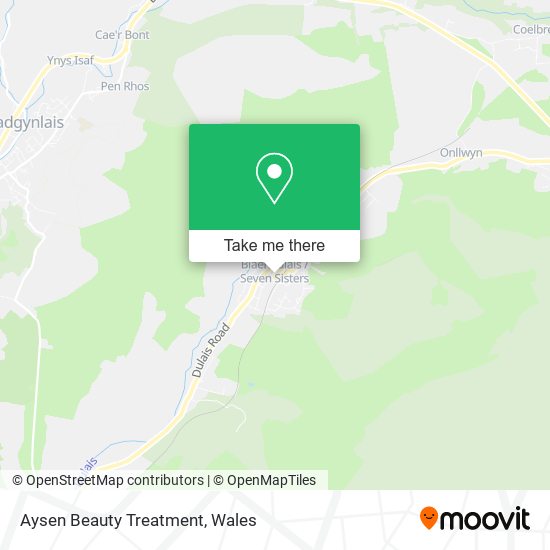 Aysen Beauty Treatment map