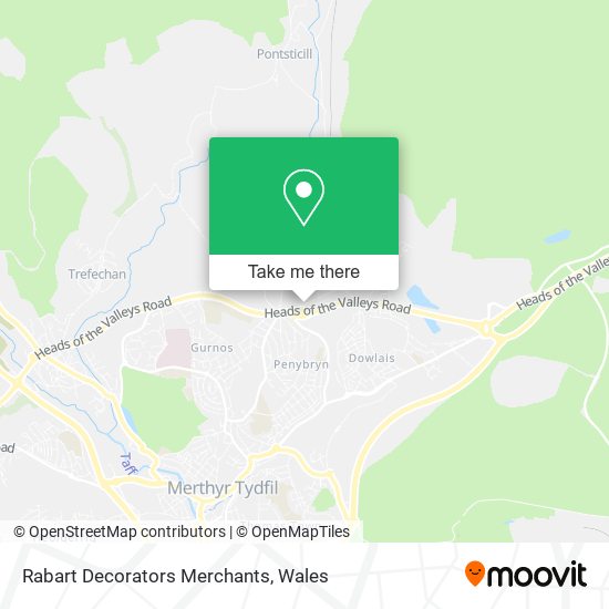 Rabart Decorators Merchants map