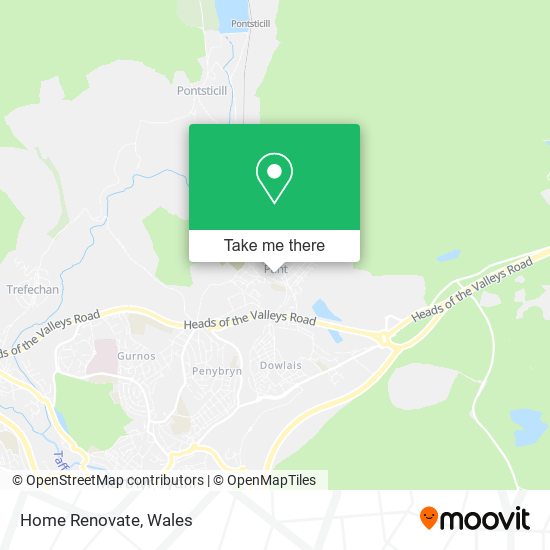 Home Renovate map