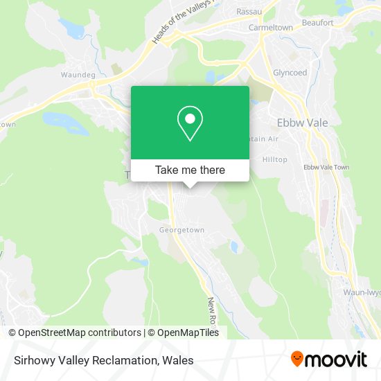 Sirhowy Valley Reclamation map