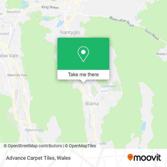 Advance Carpet Tiles map