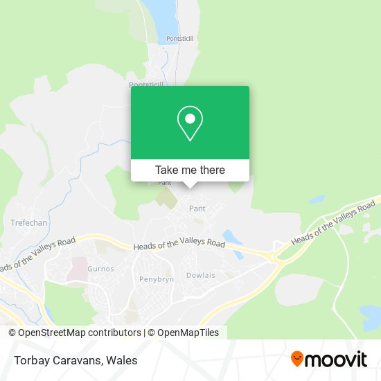 Torbay Caravans map