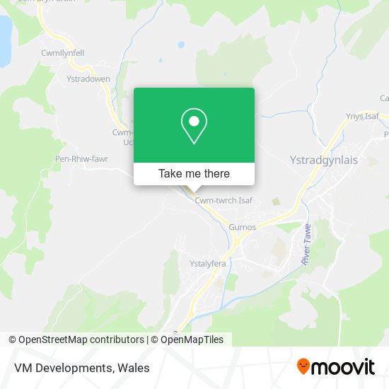VM Developments map