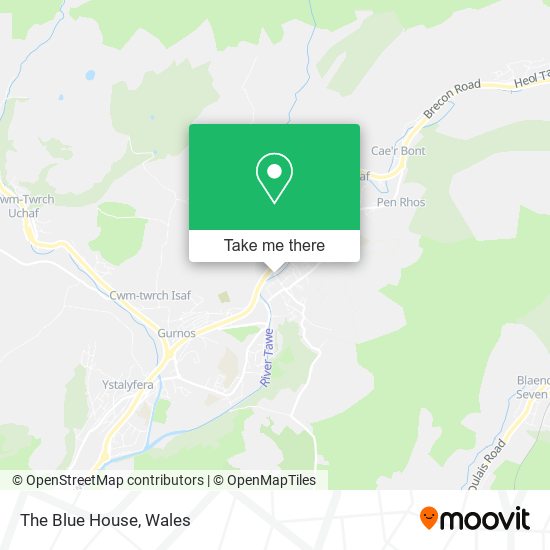 The Blue House map