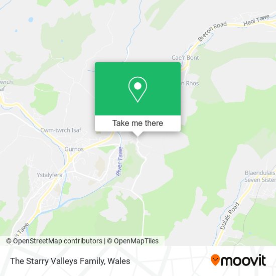 The Starry Valleys Family map
