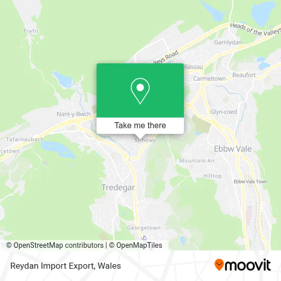 Reydan Import Export map