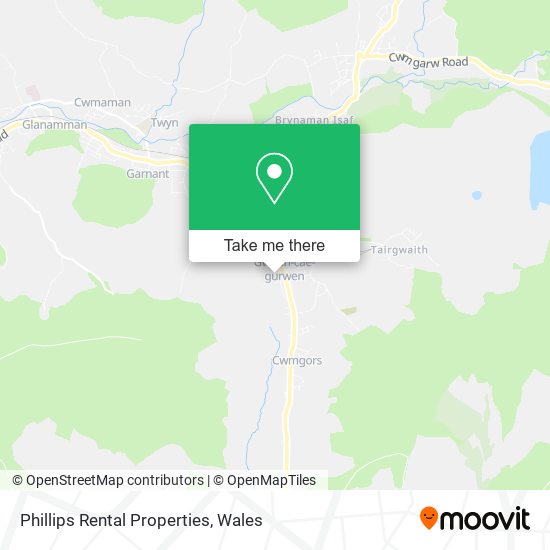 Phillips Rental Properties map