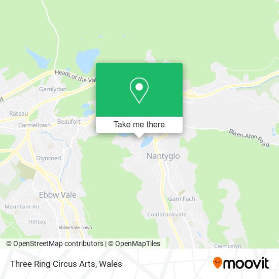 Three Ring Circus Arts map