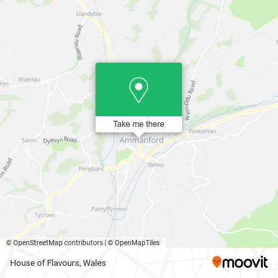 House of Flavours map