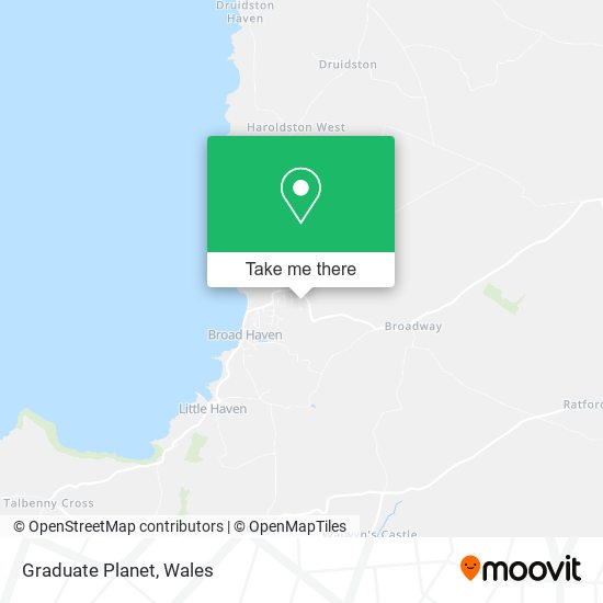 Graduate Planet map