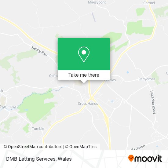 DMB Letting Services map