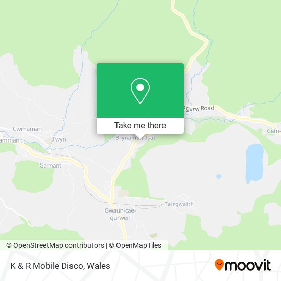K & R Mobile Disco map