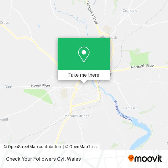 Check Your Followers Cyf map
