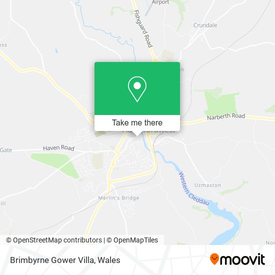 Brimbyrne Gower Villa map