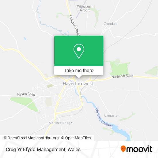 Crug Yr Efydd Management map
