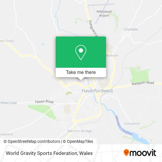 World Gravity Sports Federation map