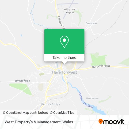 West Property's & Management map